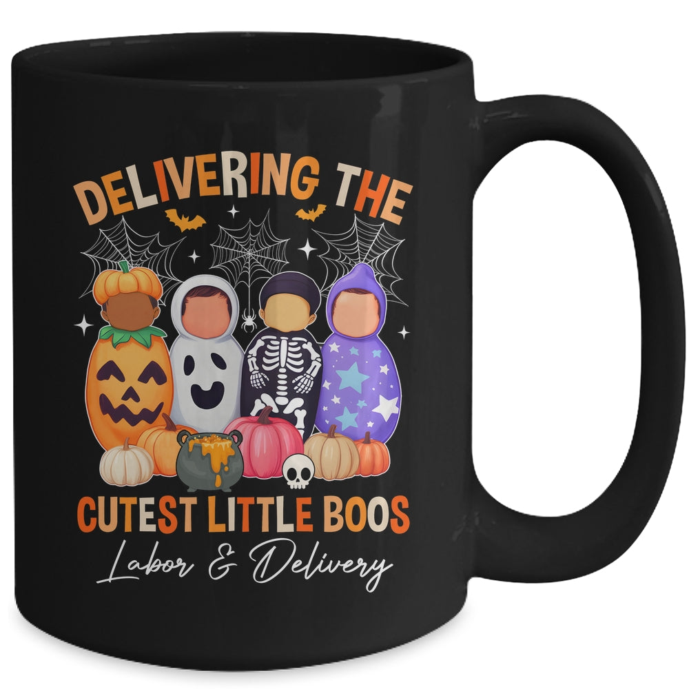 Delivering The Cutest Boos Labor & Delivery Halloween Nurse Mug | siriusteestore