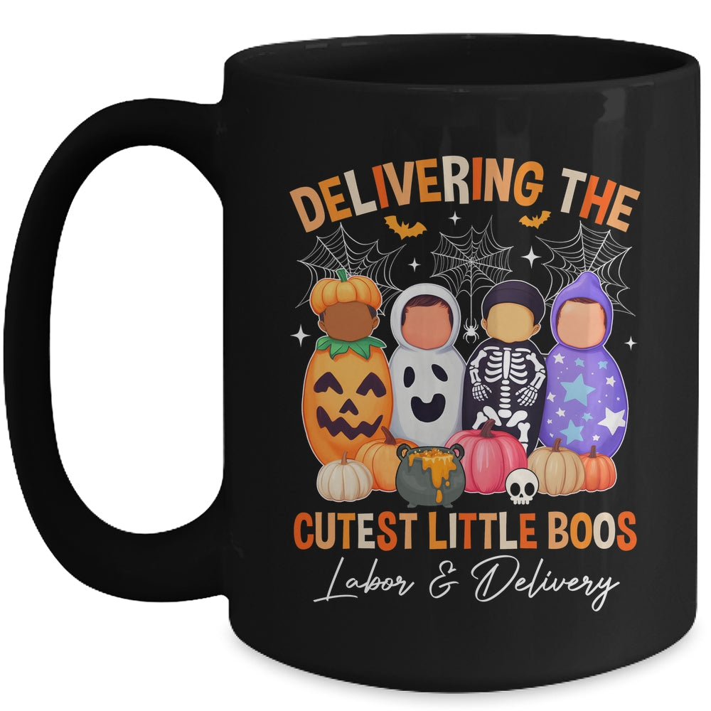 Delivering The Cutest Boos Labor & Delivery Halloween Nurse Mug | siriusteestore