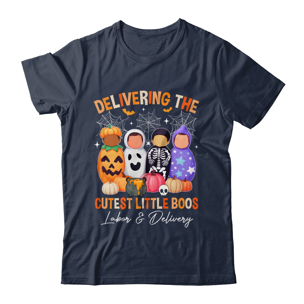 Delivering The Cutest Boos Labor & Delivery Halloween Nurse Shirt & Sweatshirt | siriusteestore
