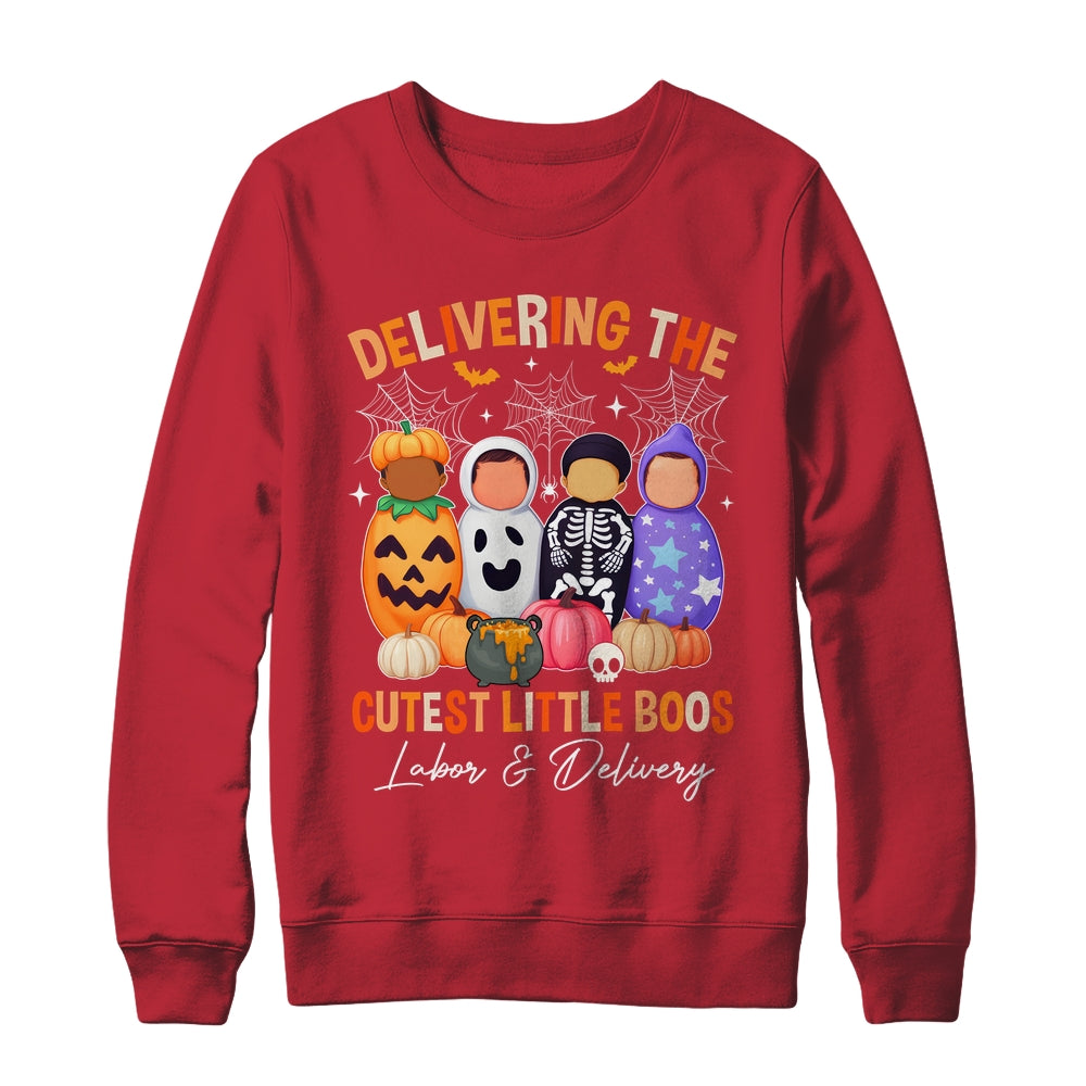 Delivering The Cutest Boos Labor & Delivery Halloween Nurse Shirt & Sweatshirt | siriusteestore