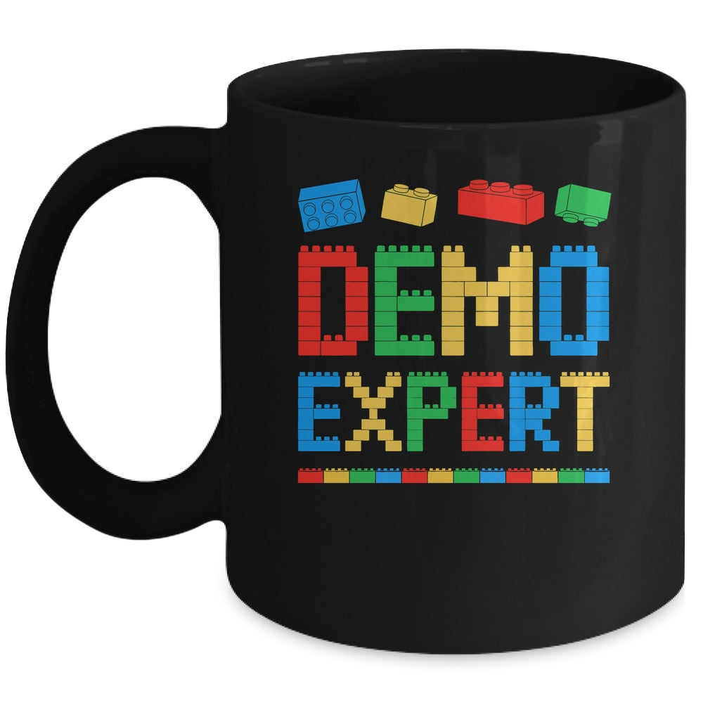 Demo Expert Master Builder Block Building Brick Builder Kid Mug | siriusteestore