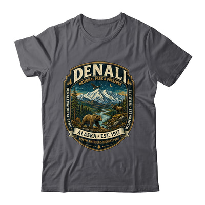 Denali National Park Alaska Mountain Wildlife Vintage Badge Shirt & Hoodie | siriusteestore