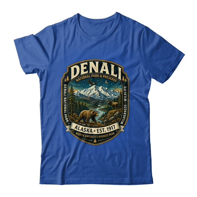Denali National Park Alaska Mountain Wildlife Vintage Badge Shirt & Hoodie | siriusteestore
