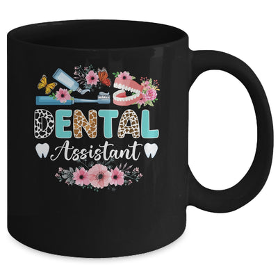 Dental Assistant Leopard Dental Assisting Dental Assistants Mug | siriusteestore