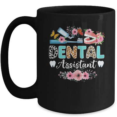 Dental Assistant Leopard Dental Assisting Dental Assistants Mug | siriusteestore