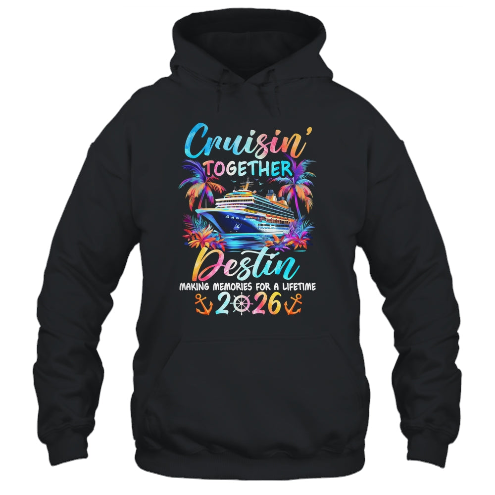 Destin Cruise 2026 Family Cruisin' Vacation Together Shirt & Tank Top | siriusteestore