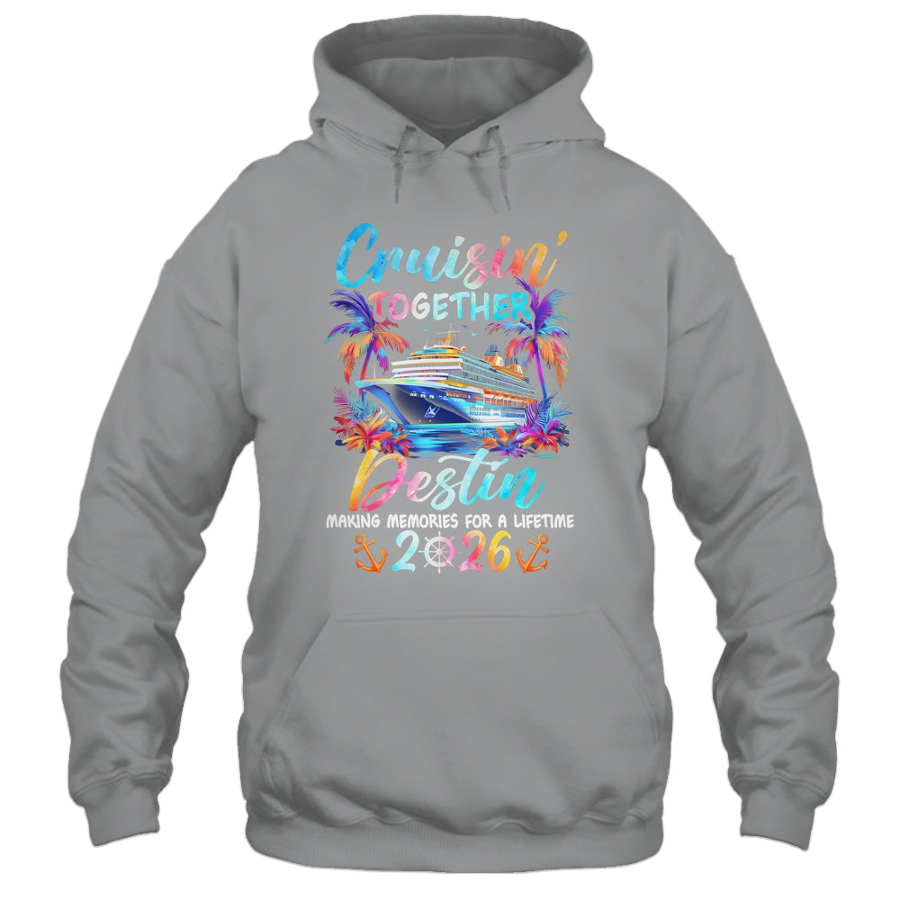 Destin Cruise 2026 Family Cruisin' Vacation Together Shirt & Tank Top | siriusteestore