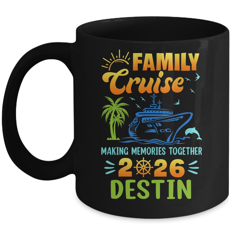 Destin Cruise 2026 Family Friends Group Vacation Matching Mug | siriusteestore