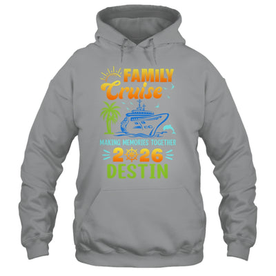 Destin Cruise 2026 Family Friends Group Vacation Matching Shirt & Tank Top | siriusteestore