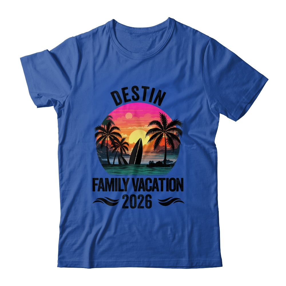 Destin Family Vacation 2026 Matching Outfits Beach Summer Shirt & Tank Top | siriusteestore