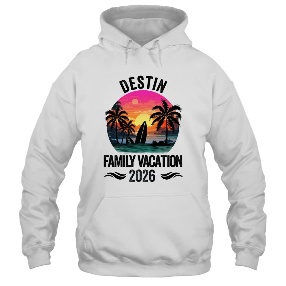 Destin Family Vacation 2026 Matching Outfits Beach Summer Shirt & Tank Top | siriusteestore