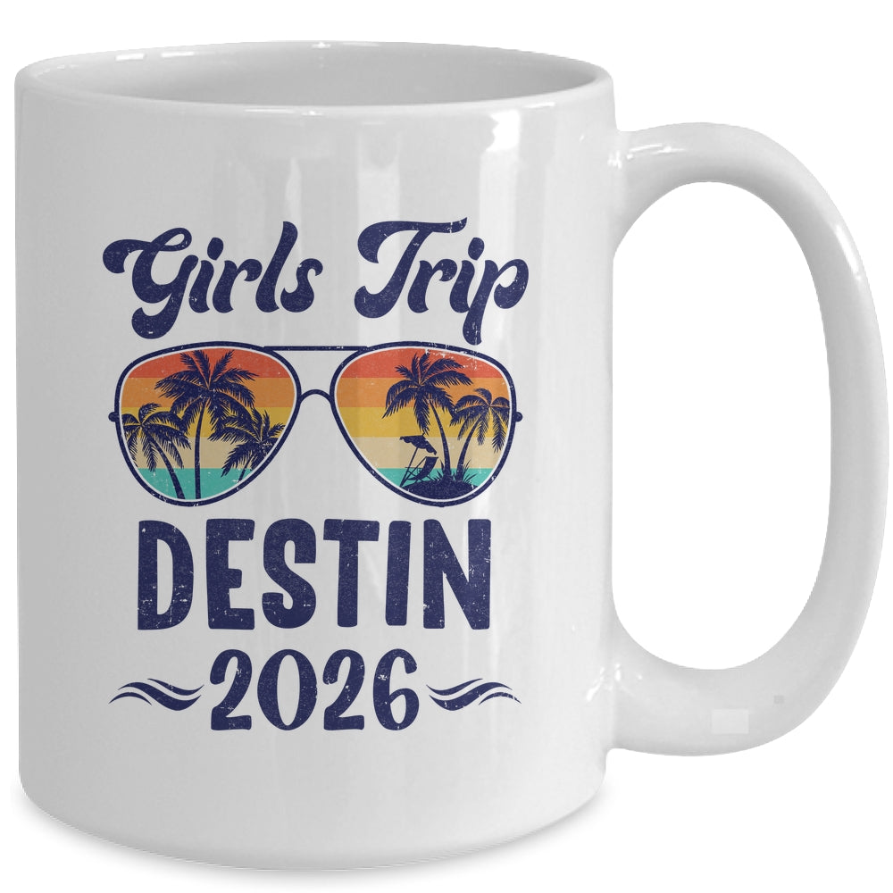 Destin Girls Trip Beach Vacation 2026 Matching Group Mug | siriusteestore