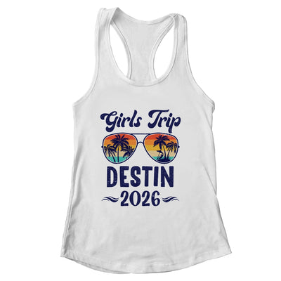 Destin Girls Trip Beach Vacation 2026 Matching Group Shirt & Tank Top | siriusteestore
