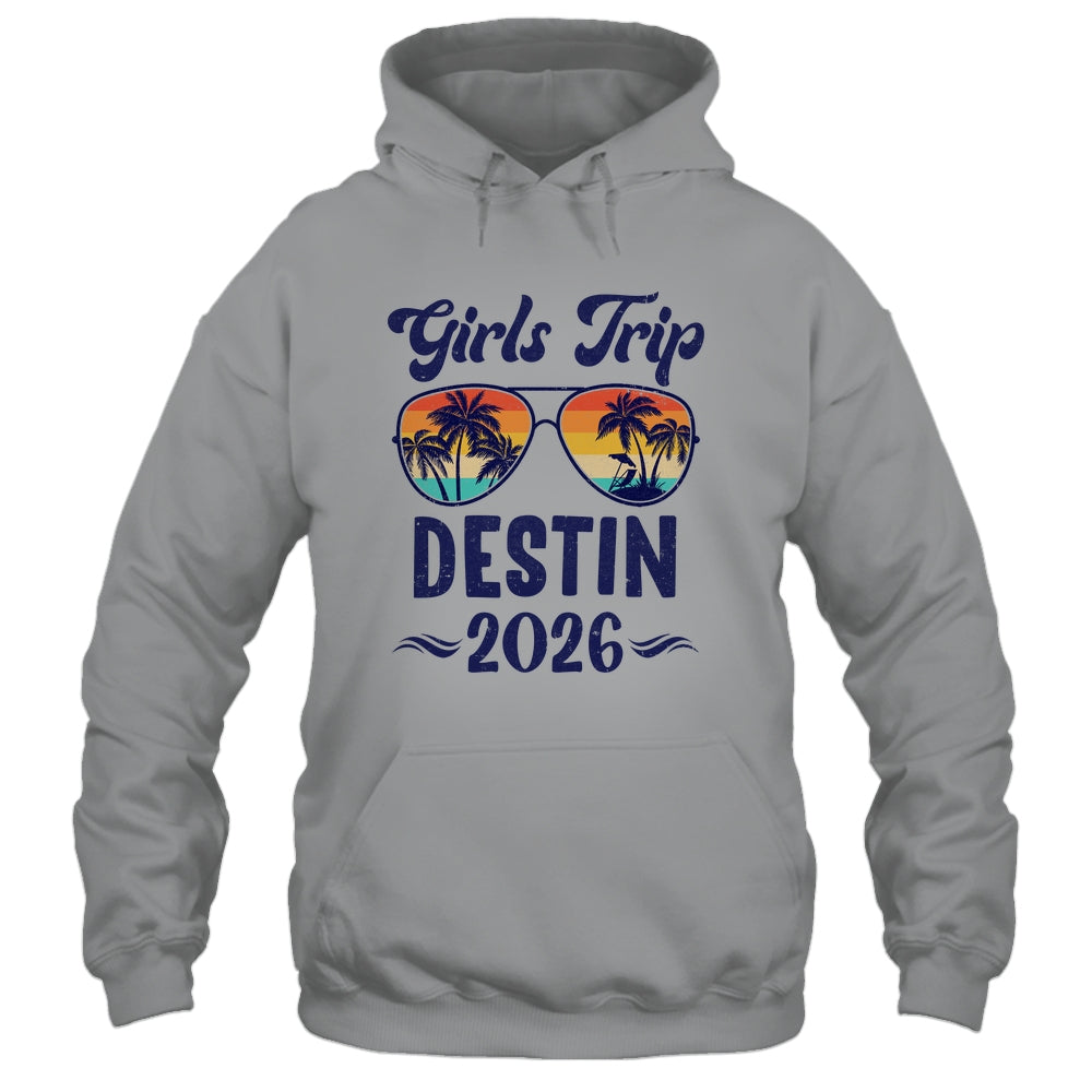 Destin Girls Trip Beach Vacation 2026 Matching Group Shirt & Tank Top | siriusteestore