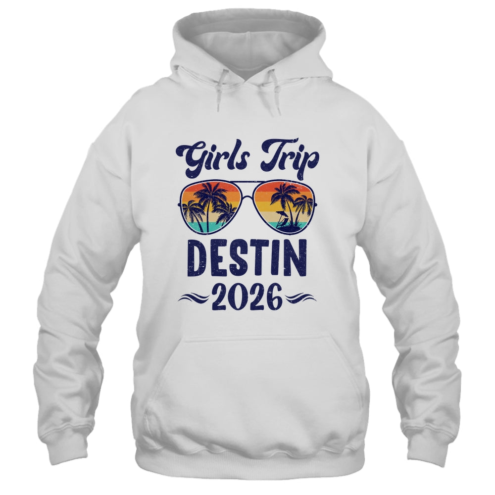 Destin Girls Trip Beach Vacation 2026 Matching Group Shirt & Tank Top | siriusteestore