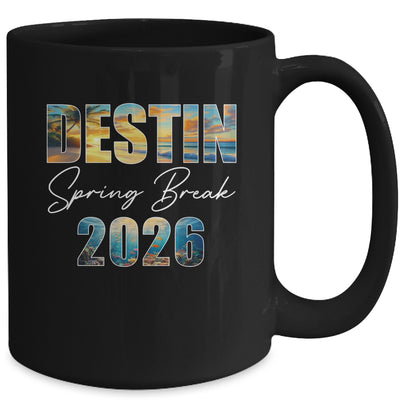 Destin Spring Break 2026 Summer Vacation Beach Mug | siriusteestore