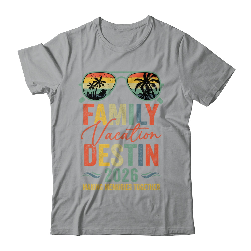 Destin Vacation 2026 Matching Family Group Summer Shirt & Tank Top | siriusteestore