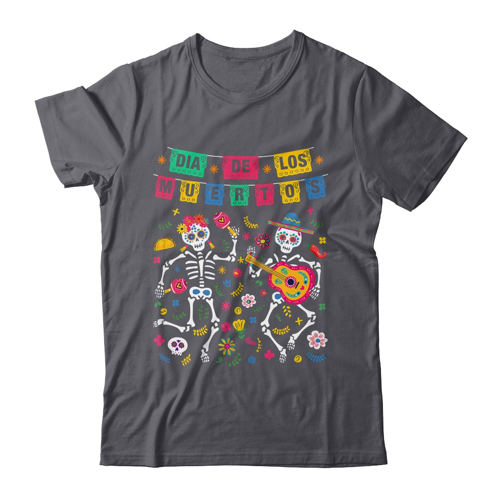 Dia De Los Muertos 2024 Mexican Skeleton Dancing Men Women Shirt & Hoodie | siriusteestore