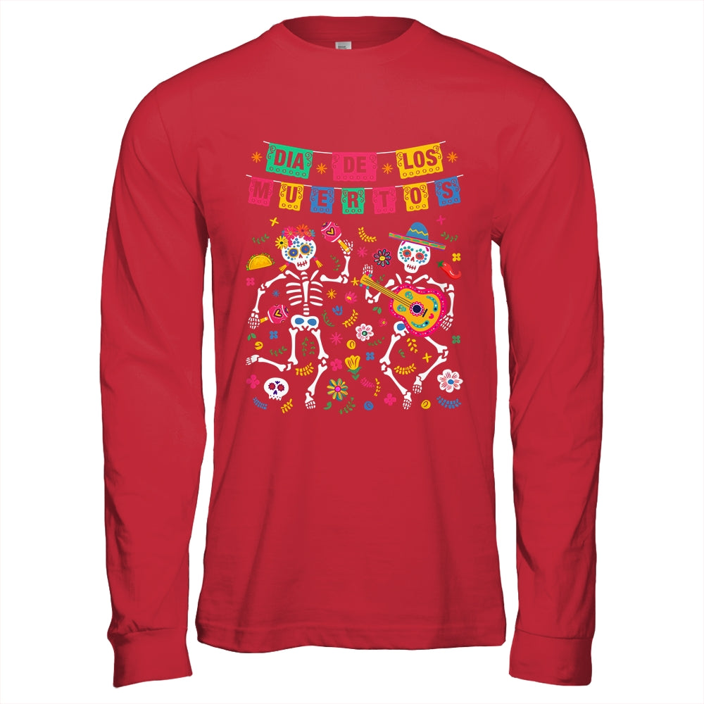 Dia De Los Muertos 2024 Mexican Skeleton Dancing Men Women Shirt & Hoodie | siriusteestore