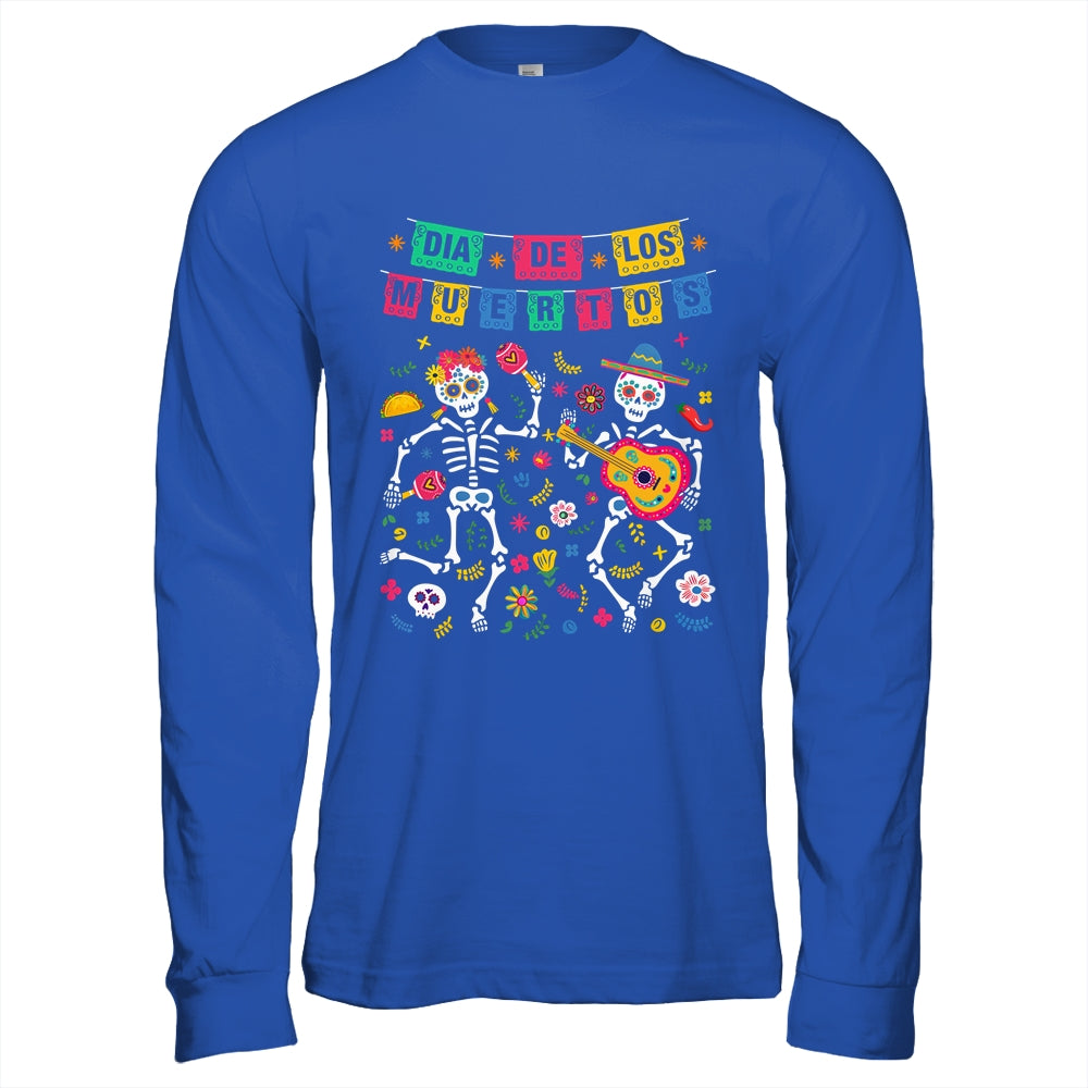 Dia De Los Muertos 2024 Mexican Skeleton Dancing Men Women Shirt & Hoodie | siriusteestore