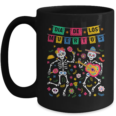 Dia De Los Muertos 2024 Mexican Skeleton Dancing Men Women Mug | siriusteestore