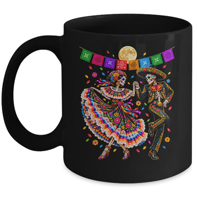 Dia De Los Muertos Dancing Skull Day Of The Dead Men Women Mug | siriusteestore