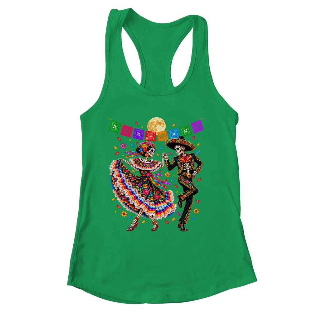Dia De Los Muertos Dancing Skull Day Of The Dead Men Women Shirt & Tank Top | siriusteestore
