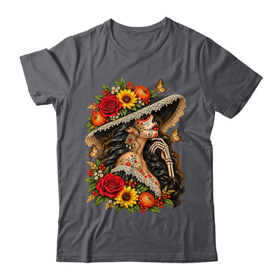 Dia De Los Muertos Flower Catrina Day Of The Dead Women Shirt & Tank Top | siriusteestore