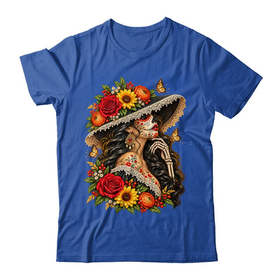 Dia De Los Muertos Flower Catrina Day Of The Dead Women Shirt & Tank Top | siriusteestore