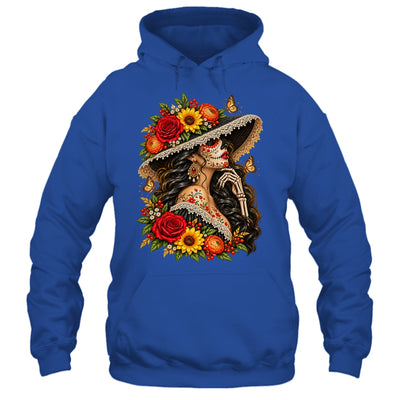 Dia De Los Muertos Flower Catrina Day Of The Dead Women Shirt & Tank Top | siriusteestore