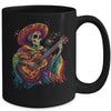 Dia De Los Muertos Mexican Skeletons Instrumentalist Dancing Mug | siriusteestore