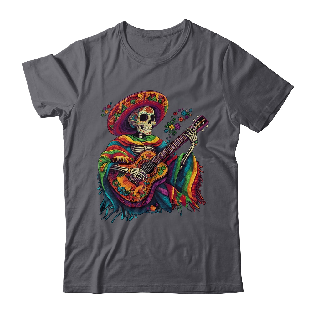 Dia De Los Muertos Mexican Skeletons Instrumentalist Dancing Shirt & Hoodie | siriusteestore