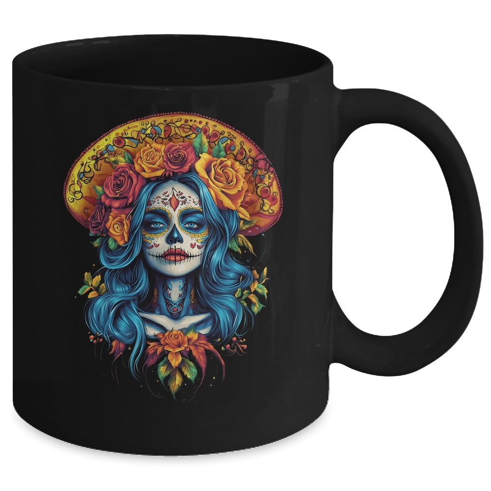 Dia De Los Muertos Skeletons Dancing Mexican Day Of Dead Mug | siriusteestore