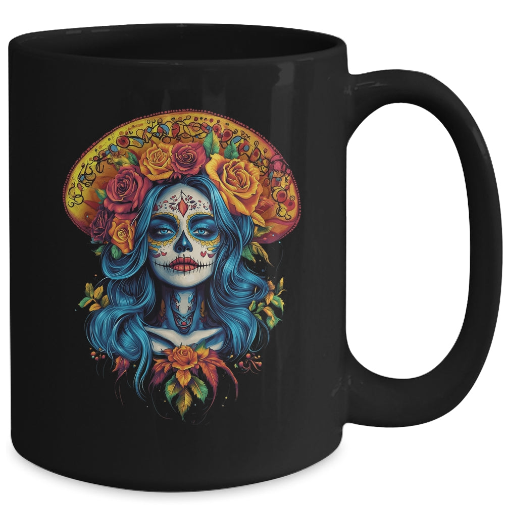 Dia De Los Muertos Skeletons Dancing Mexican Day Of Dead Mug | siriusteestore