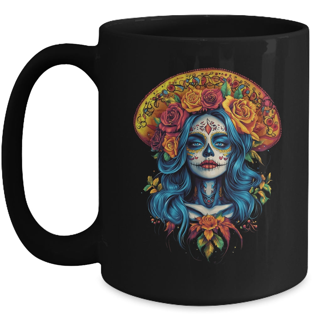 Dia De Los Muertos Skeletons Dancing Mexican Day Of Dead Mug | siriusteestore