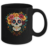 Dia De Los Muertos Sugar Skull Mexican Halloween Costume Mug | siriusteestore