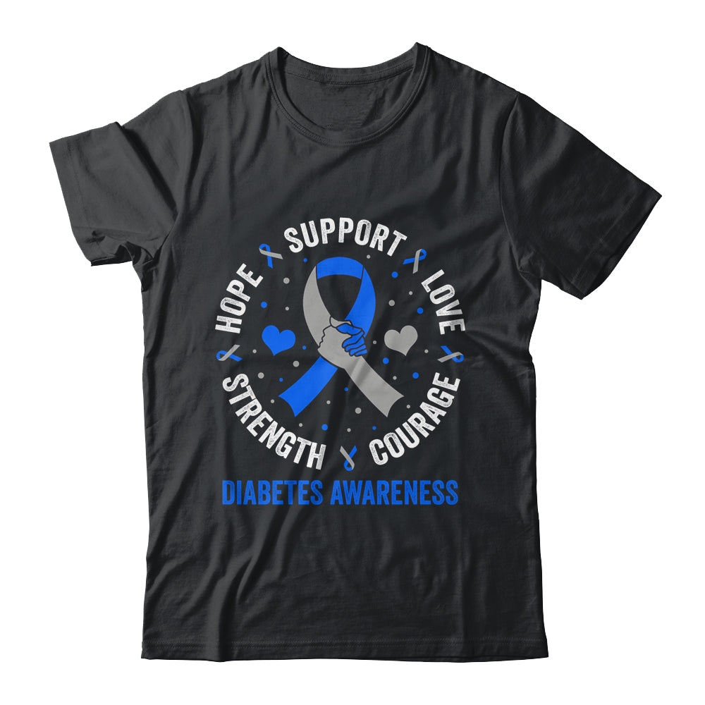 Diabetes Awareness Diabetic Love Support T2D T1D Diabetes Shirt & Hoodie | siriusteestore