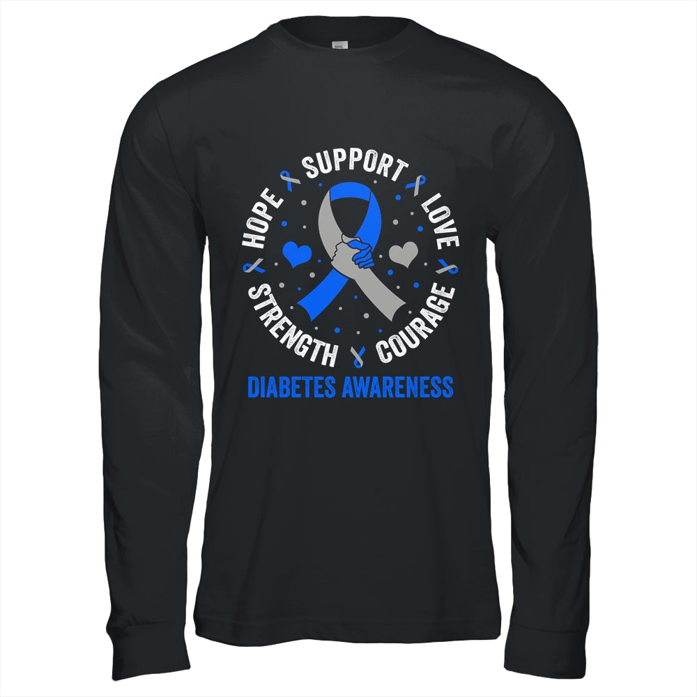 Diabetes Awareness Diabetic Love Support T2D T1D Diabetes Shirt & Hoodie | siriusteestore