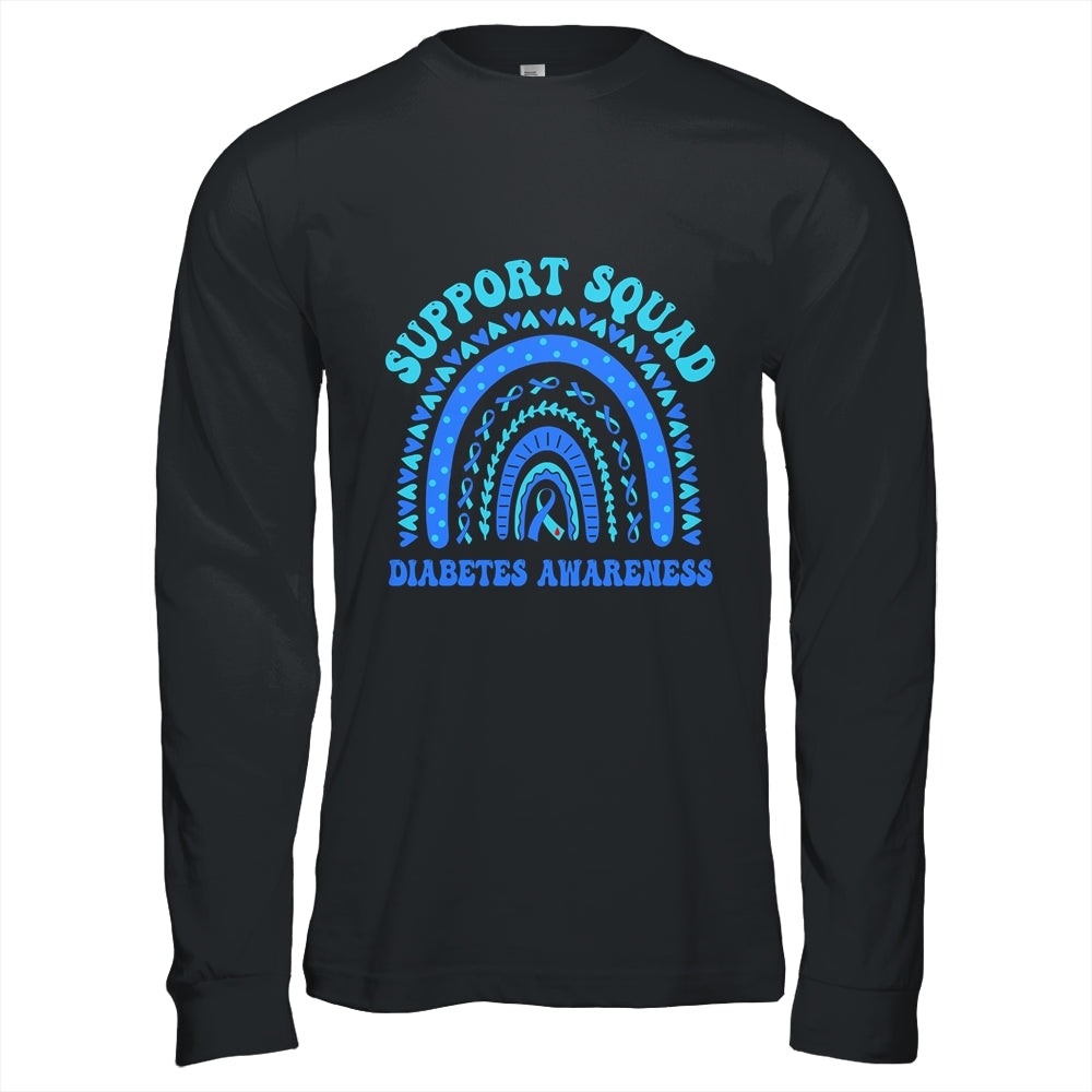 Diabetes Blue Support Squad Diabetes Awareness Shirt & Hoodie | siriusteestore