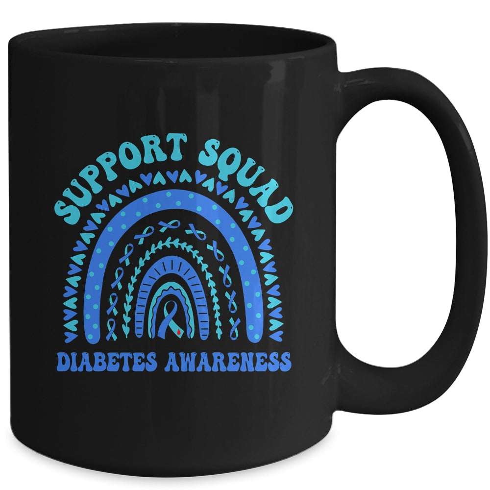 Diabetes Blue Support Squad Diabetes Awareness Mug | siriusteestore