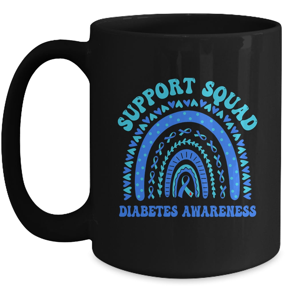 Diabetes Blue Support Squad Diabetes Awareness Mug | siriusteestore
