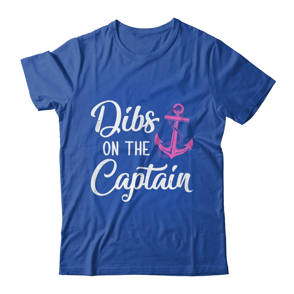 Dibs On The Captain Funny Boating Captain Wife Shirt & Tank Top | siriusteestore