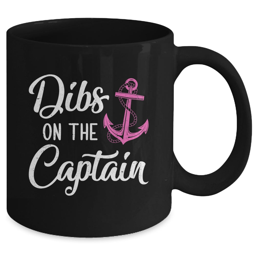 Dibs On The Captain Funny Boating Captain Wife Mug | siriusteestore