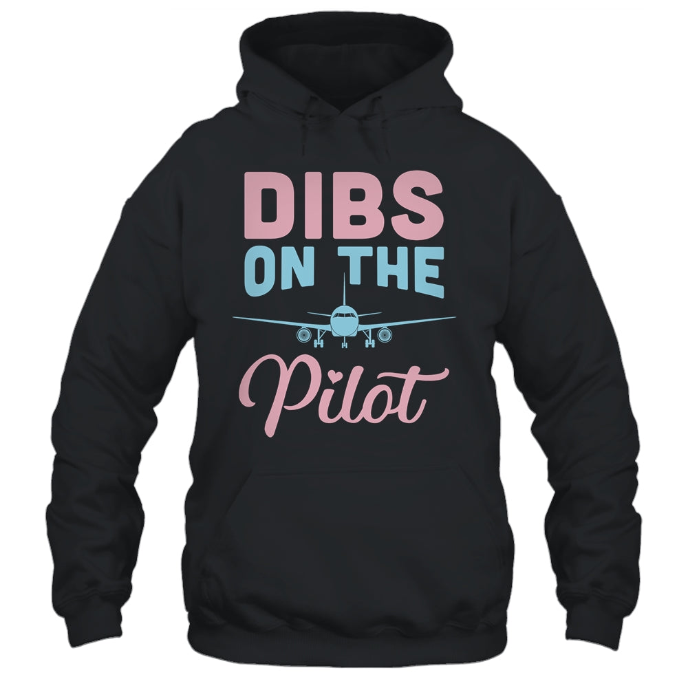 Dibs On The Pilot's Wife Funny Airman's Wife Girlfriend Shirt & Tank Top | siriusteestore