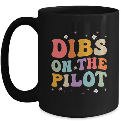 Dibs On The Pilot's Wife Funny Pilot's Girlfriend Wife Mug | siriusteestore