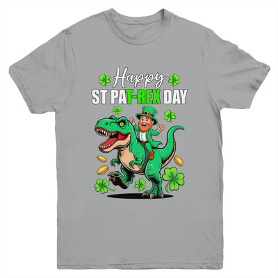 Dino St Patricks Day Kids Saint Patricks Boys Leprechaun Youth Shirt | siriusteestore