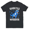 Dinosaur Blue Ribbon T1D Type 1 Diabetes Awareness Youth Shirt | siriusteestore