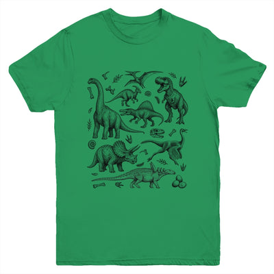 Dinosaur Graphic Adult Men Kids Boys Vintage Cute Dino Youth Shirt | siriusteestore