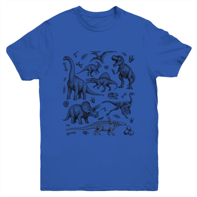 Dinosaur Graphic Adult Men Kids Boys Vintage Cute Dino Youth Shirt | siriusteestore