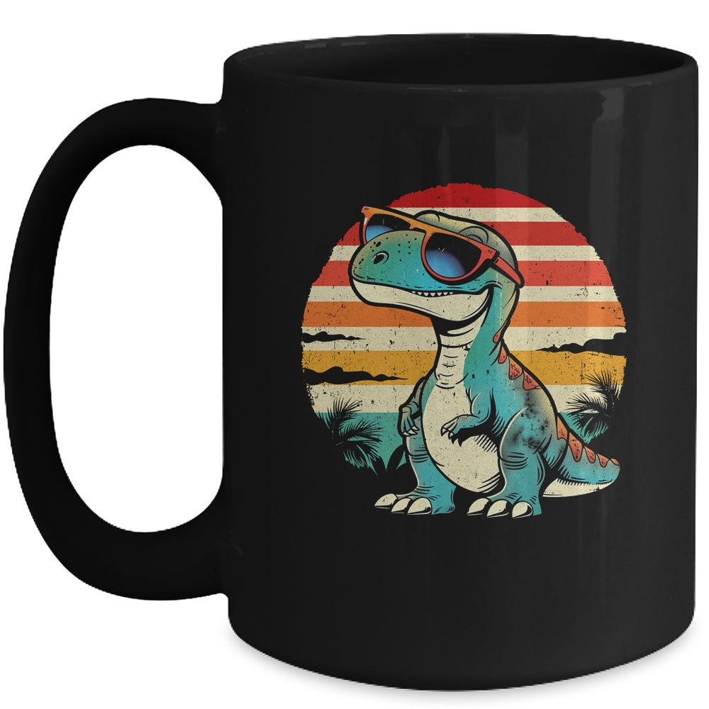 Dinosaur T-Rex Retro Novelty Men Kids Women Funny Dinosaur Mug | siriusteestore
